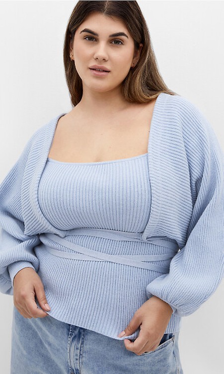 Women's Plus Size Isla Lilac Cardigan