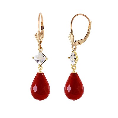 Ruby Earrings in 9ct Gold | QP Jewellers