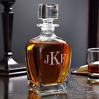 Crawford Personalized Initial Whiskey Decanter