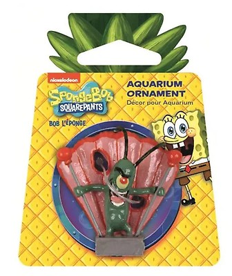 Aquarium Licensed Resin Ornament Spongebob Mini 6pk