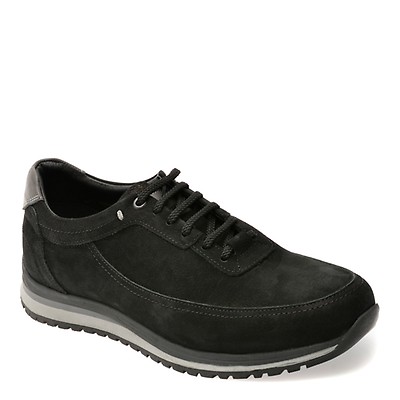 Pantofi sport OTTER negri, 899, din material textil | Tezyo Romania