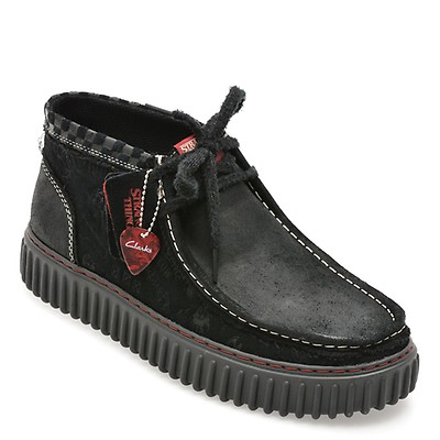 Ghete CLARKS gri, TORHILL HI, din material textil | Tezyo Romania