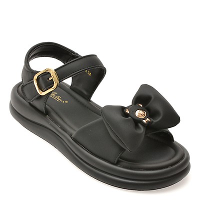 Sandale SELECTION KIDS negre, 25808, din piele ecologica