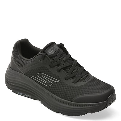 Pantofi sport SKECHERS negri, BOBS B FLEX HI, din material textil