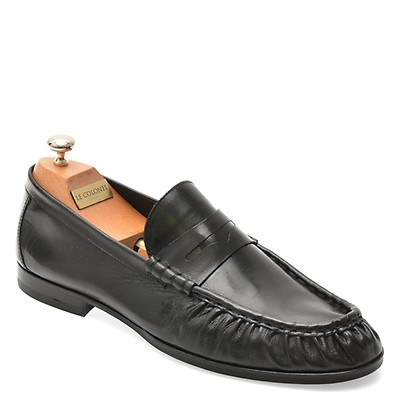 Mocasini eleganti LE COLONEL negri, 68434, din piele naturala