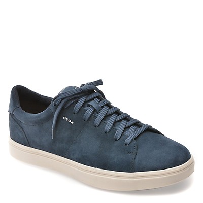 Pantofi sport GEOX albastri, U65LDD, din piele intoarsa