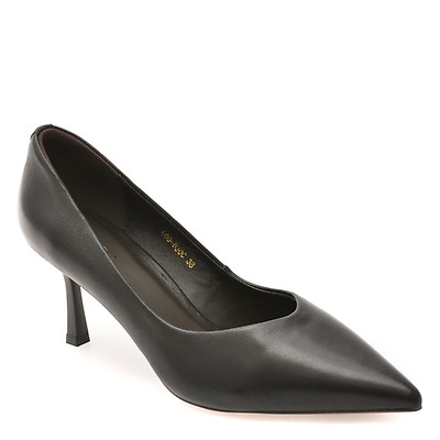 Pantofi eleganti EPICA negri, G09630, din piele naturala