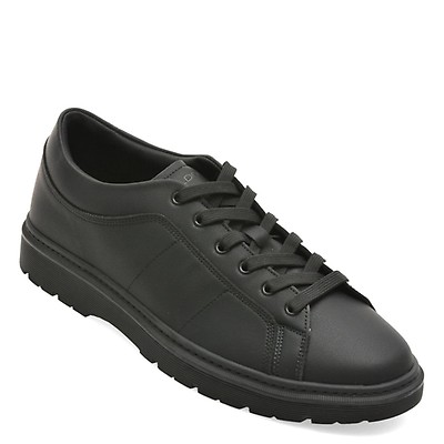 Pantofi sport OTTER negri, 651912, din piele naturala | Tezyo Romania