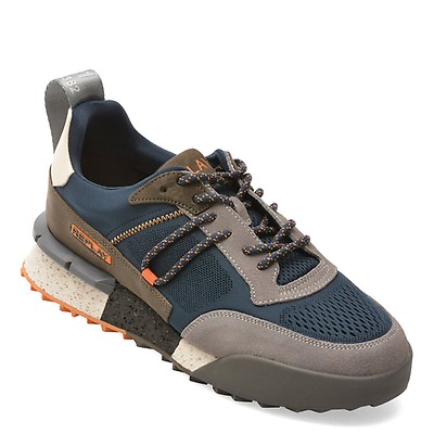 Pantofi sport REPLAY negri, MS1P64L, din material textil si piele