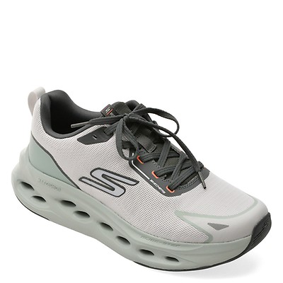 Pantofi sport SKECHERS gri, MAX CUSHIONING GLIDE-STEP, din material textil