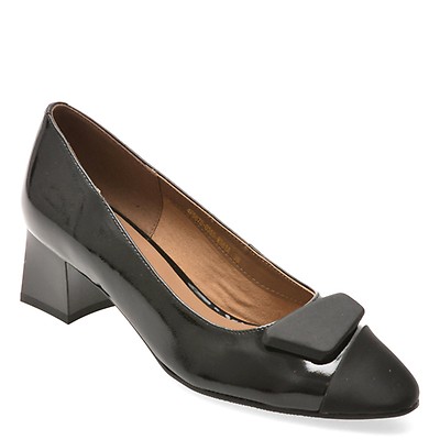 Pantofi EPICA maro, 4F5678, din piele naturala lacuita | Tezyo Romania