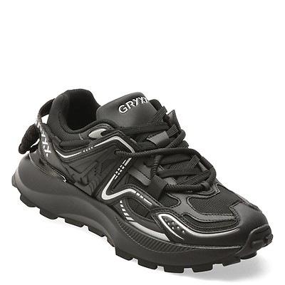Pantofi sport OTTER negri, 801, din material textil | Tezyo Romania