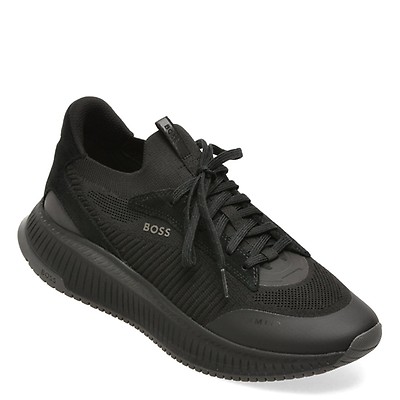Pantofi sport CLARKS negri, EASEWAY LACE, din material textil