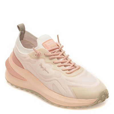 Pantofi sport PEPE JEANS roz, LS60052, din material textil