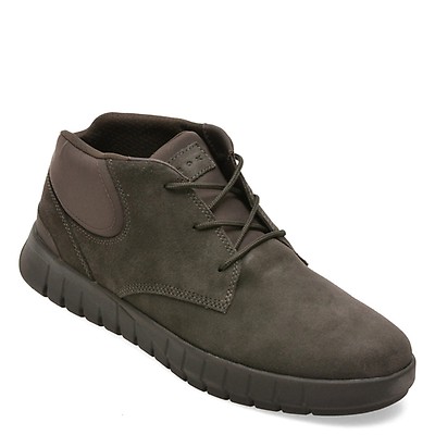 Ghete CLARKS maro, BRODIN MID, din piele naturala | Tezyo Romania
