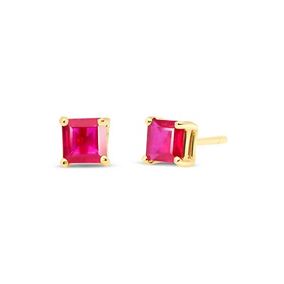 Ruby Earrings 1.1ctw in 9ct Gold | QP Jewellers