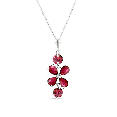 Color Blossom BB Star Pendant, Pink Gold, Cornelian And Diamond