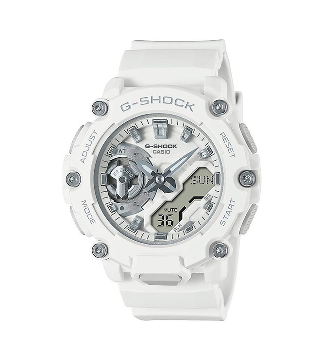 G shock best sale white black