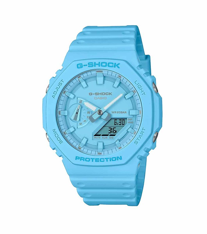 Baby blue g store shock watch