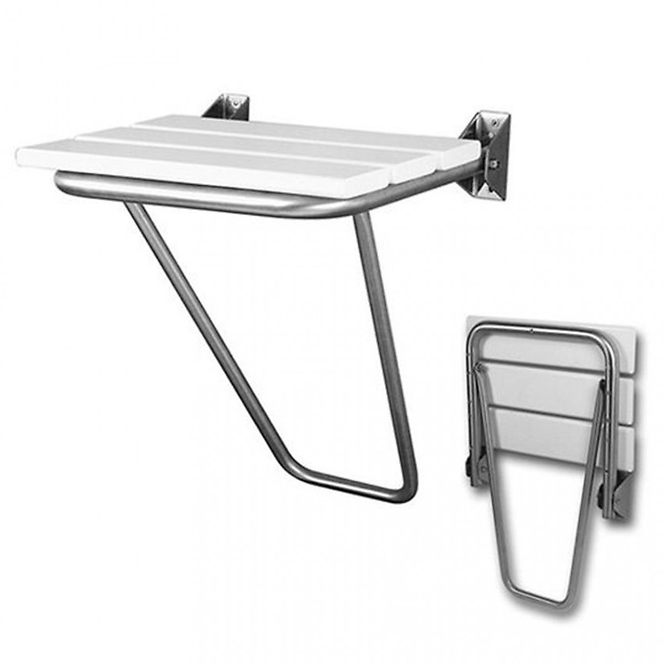 Asiento abatible ducha inox 210 mate