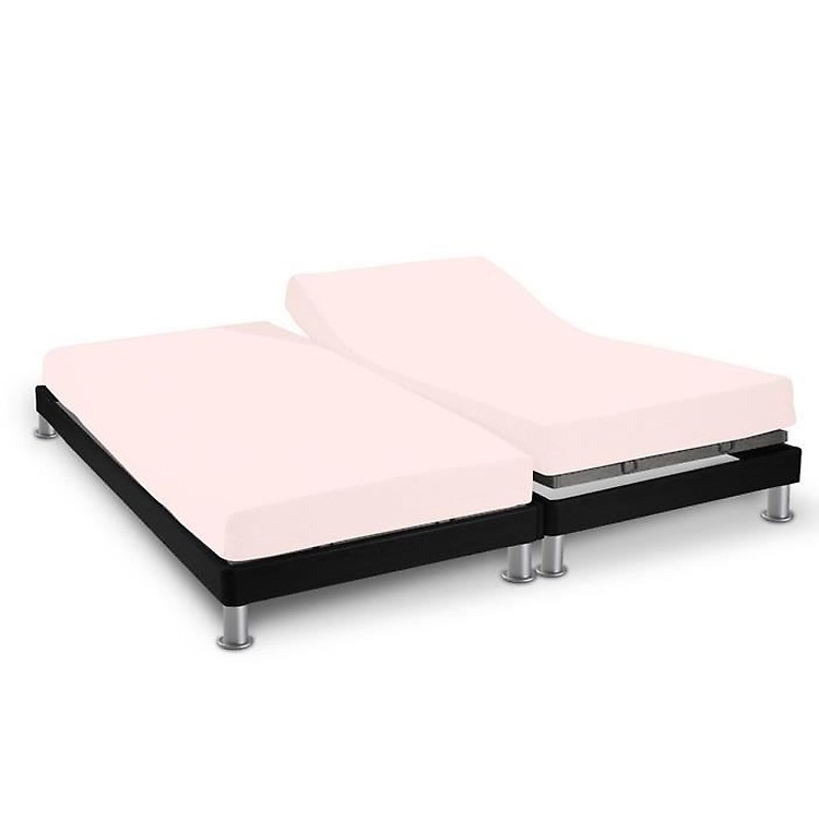 hardware Mayo Mecánico Juego de 2 sábanas ajustables de algodón para cama con cabecera y pies  regulables 80x200 cm