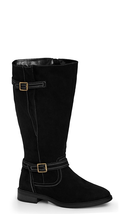 evans knee high boots