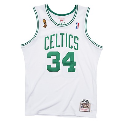 Men's Mitchell & Ness Kevin Garnett White Boston Celtics 2007-08 Hardwood  Classics Authentic Player Jersey