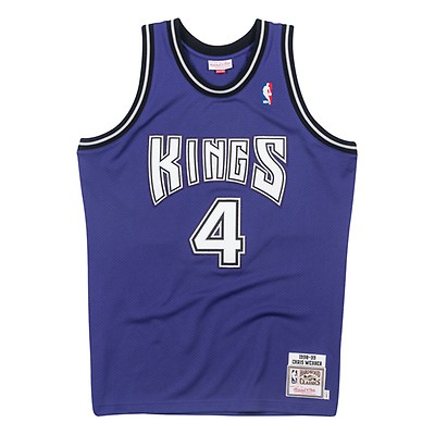 NBA 75th Anniversary Kings Williams#55 Black Purple Jersey - Kitsociety