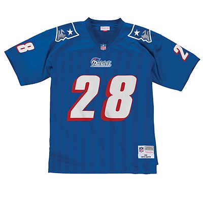 Mitchell & Ness Curtis Martin New England Patriots Royal Retired Player Legacy Replica Jersey