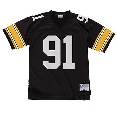 Men's Mitchell & Ness Hines Ward Black Pittsburgh Steelers Legacy Replica Jersey Size: Small