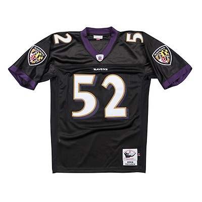 Ed Reed Baltimore Ravens Mitchell & Ness 2004 Authentic Throwback Retired Player Jersey - Black