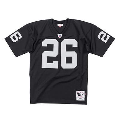 Men's Mitchell & Ness Charles Woodson White Las Vegas Raiders 2002 Super Bowl XXXVII Authentic Retired Player Jersey