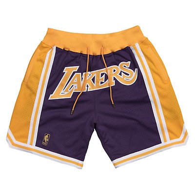 Los Angeles Lakers Let's Go Shorts - Gold/Black