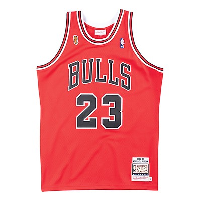 Mitchell And Ness Men Chicago Bulls Michael Jordan Gold Jersey - 23 (gold /  red)