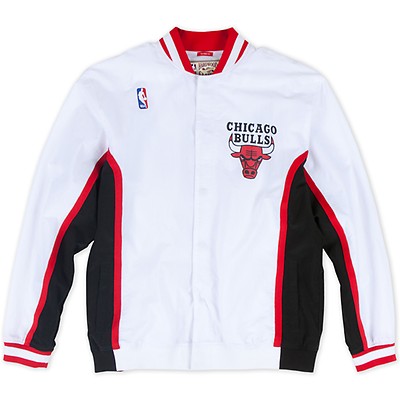 Mitchell & Ness Throwback Warm up Style Chicago Bulls Jersey 