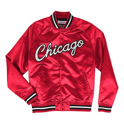 Lightweight Satin Jacket Chicago Bulls Shop Mitchell Ness