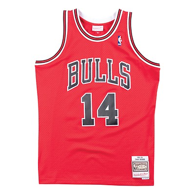 Men's Mitchell & Ness B.J. Armstrong Scarlet Chicago Bulls 1990-91 Hardwood  Classics Swingman Jersey