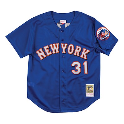Mitchell & Ness Authentic Mike Piazza New York Mets 2004 BP Jersey - Orange - M