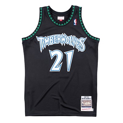 Men's Mitchell & Ness Kevin Garnett White Minnesota Timberwolves 1997-98  Hardwood Classics Reload 3.0 Swingman