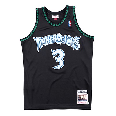 Press Pass Collectibles Timberwolves Kevin Garnett Signed Blue 1995-96 M&N HWC Jersey BAS Witnessed