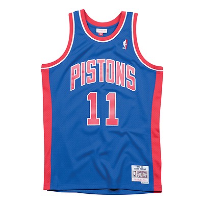 Men's Mitchell & Ness Dennis Rodman Blue Detroit Pistons Hardwood Classics  Player Tank Top