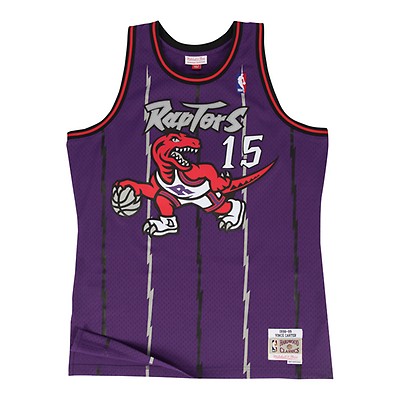 Mitchell & Ness Tracy McGrady Toronto Raptors Charcoal Hardwood Classics Retired Player 1998/99 Metal Works Swingman Jersey Size: Small