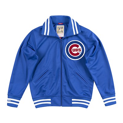 Men's Royal/White Chicago Cubs Logo Full-Zip Varsity Jacket