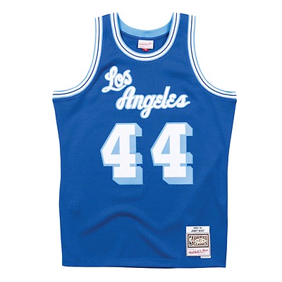 Men's Mitchell & Ness Elgin Baylor Royal Los Angeles Lakers 1960-61 Hardwood Classics Swingman Player Jersey