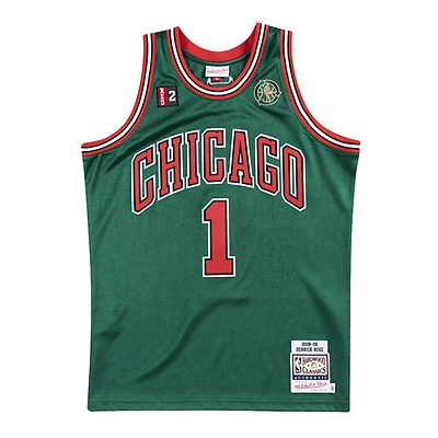 Bulls 1 Rose Red Swingman Jerseys