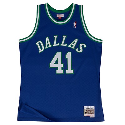 Dirk Nowitzki White Dallas Mavericks Autographed Mitchell & Ness Hardwood  Classics 1998-99 Swingman Jersey with ''NBA Top 75'' Inscription