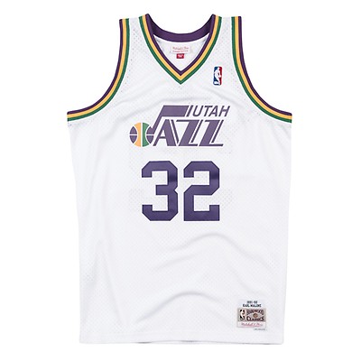 Karl Malone Utah Jazz Mitchell & Ness 1996-97 Hardwood Classics NBA 75th  Anniversary Diamond Swingman Jersey - Purple