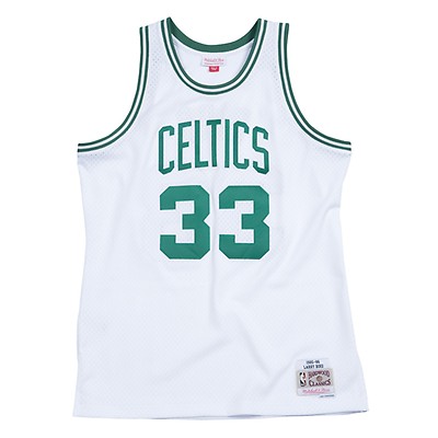 NBA All-Star East Larry Bird Authentic All-Star Jersey By Mitchell & Ness -  Scarlett - Mens