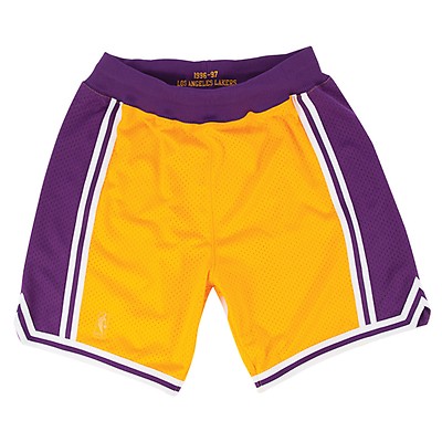 Just Don Shorts Los Angeles Lakers Road 1996 Mitchell & Ness