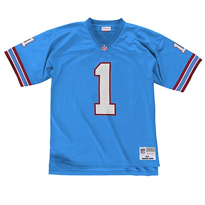 Men's Houston Oilers Mitchell & Ness Light Blue Big Face Historic